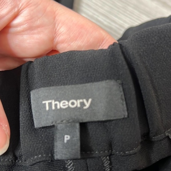 💼 Theory - Talbert Admiral Crepe Wide Leg Pants Black - XS - Picture 3 of 7